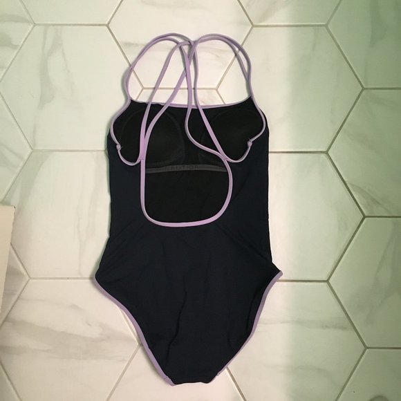 Nautica Strappy Black One Piece Swimsuit - Picture 4 of 7